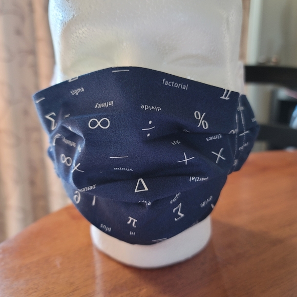 Math Symbol Face Mask - Picture 2 of 4
